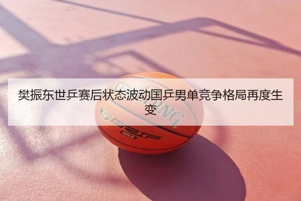 樊振东世乒赛后状态波动国乒男单竞争格局再度生变